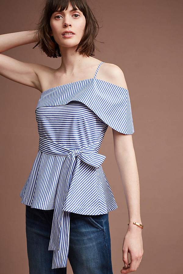 Mia One-Shoulder Blouse by Maeve
